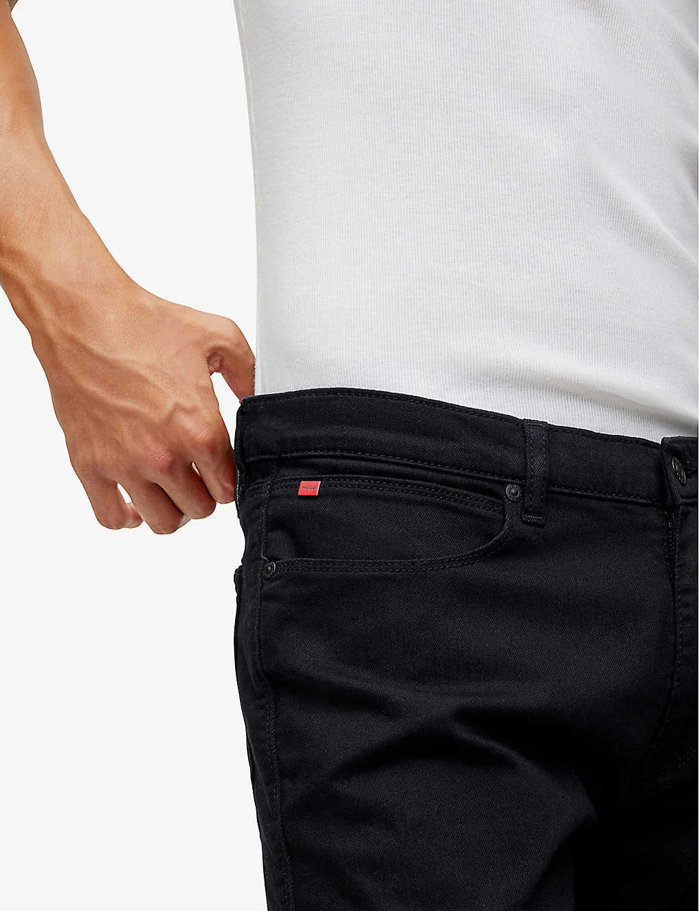 Hugo Slim-fit Mid-rise Stretch-cotton Jeans 5 Hugo Slim-fit Mid-rise Stretch-cotton Jeans - Image 5