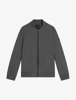 Ted Baker Elmhrst Logo-patch Woven Bomber Jacket