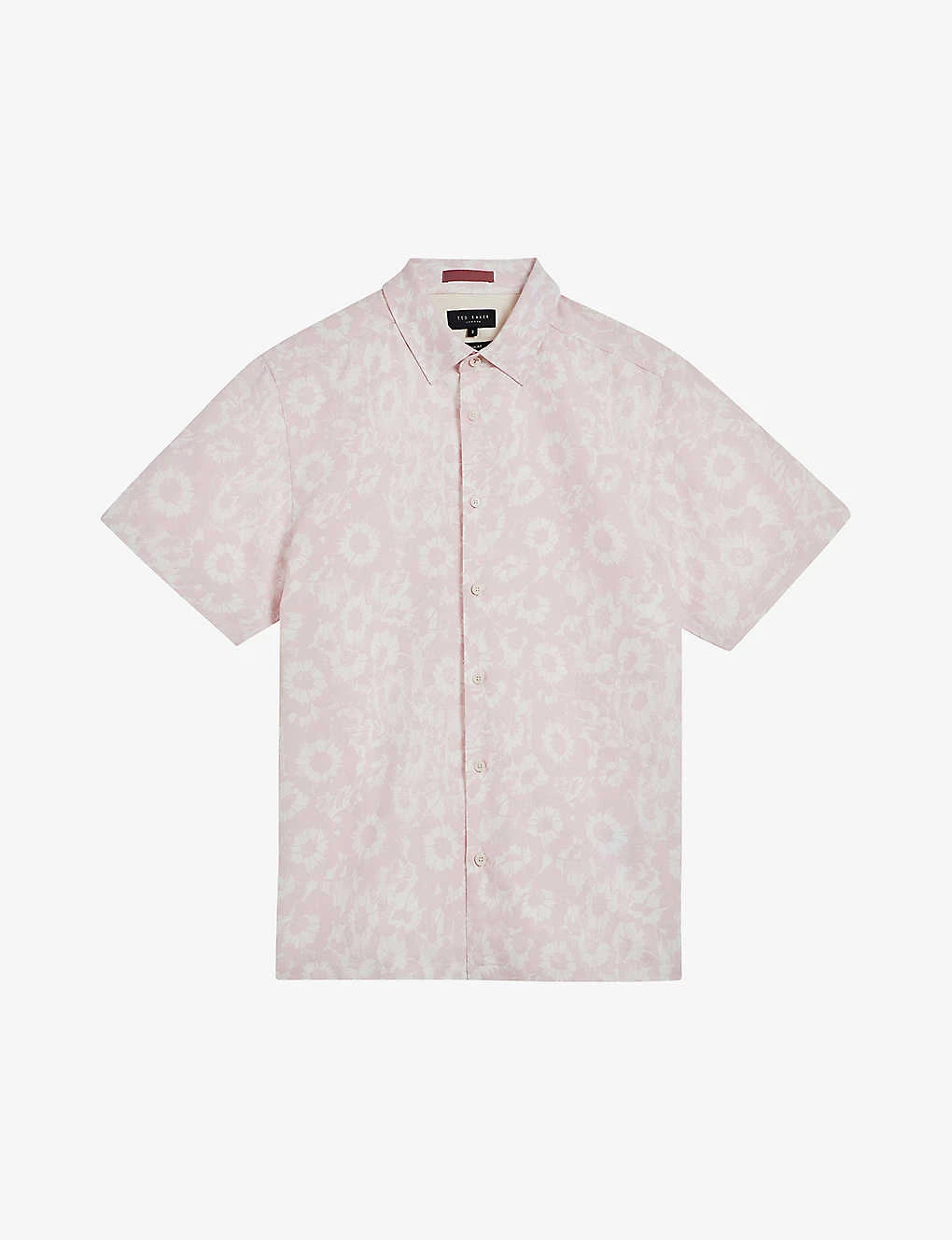 Ted Baker Flasiby Floral-print Regular-fit Lyocell-blend Shirt 1 Ted Baker Flasiby Floral-print Regular-fit Lyocell-blend Shirt