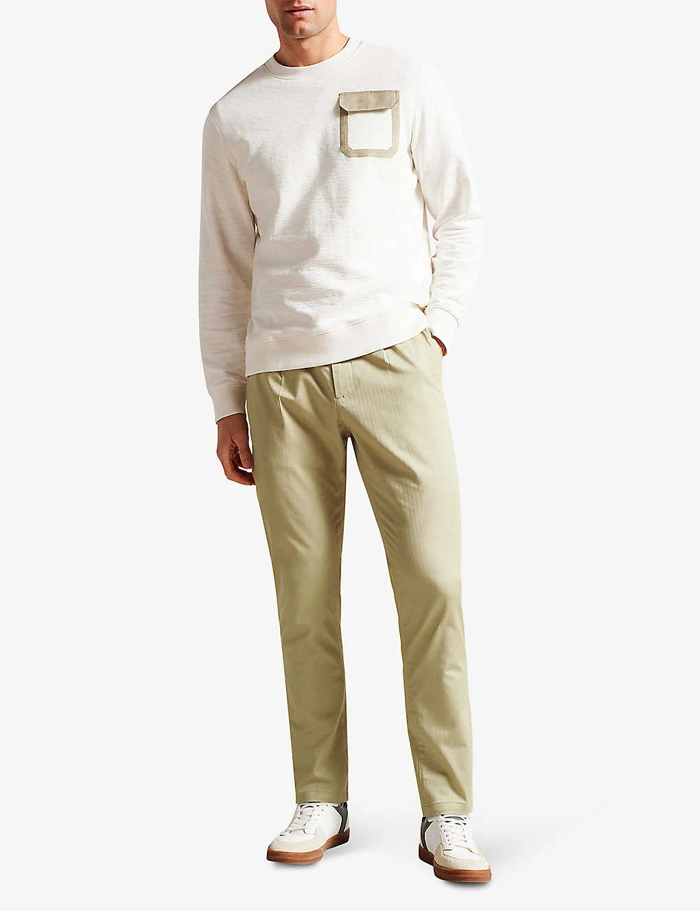 Ted Baker Leef Straight-leg Stretch-cotton Trousers 2 Ted Baker Leef Straight-leg Stretch-cotton Trousers - Image 2
