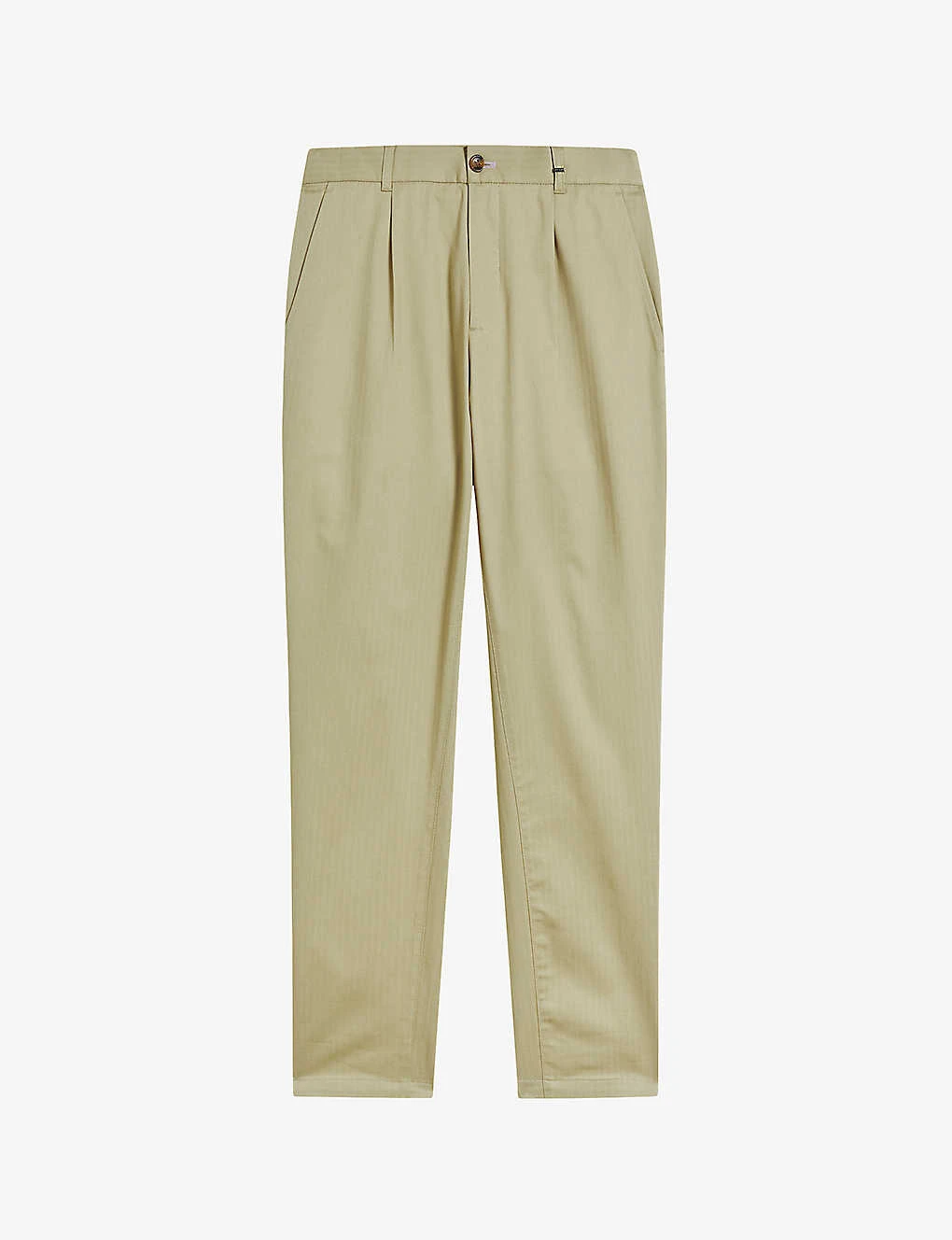 Ted Baker Leef Straight-leg Stretch-cotton Trousers 1 Ted Baker Leef Straight-leg Stretch-cotton Trousers