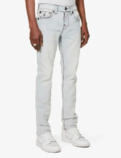 True Religion Rocco Tapered-leg Regular-fit Stretch-denim Jeans -AllSain Clothing Shop R04134916 HAMILTONCOVELIGHT ALT02