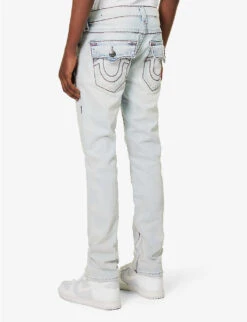 True Religion Rocco Tapered-leg Regular-fit Stretch-denim Jeans -AllSain Clothing Shop R04134916 HAMILTONCOVELIGHT ALT03
