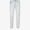 True Religion Rocco Tapered-leg Regular-fit Stretch-denim Jeans