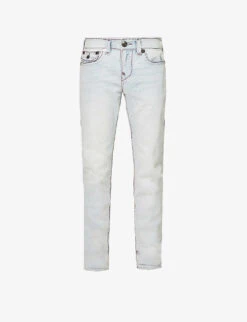 True Religion Rocco Tapered-leg Regular-fit Stretch-denim Jeans