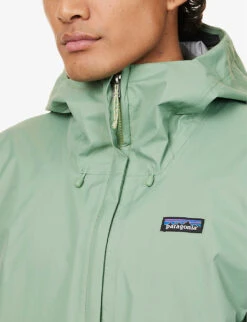 Patagonia Torrentshell 3L Brand-patch Relaxed-fit Recycled-nylon Hooded Jacket 9 Patagonia Torrentshell 3L Brand-patch Relaxed-fit Recycled-nylon Hooded Jacket -AllSain Clothing Shop R04136070 SEDGEGREEN ALT04