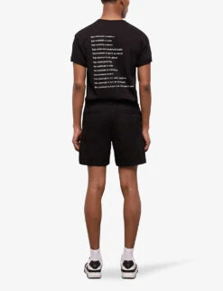 THE KOOPLES Wide-leg Regular-fit Cotton Shorts 6 THE KOOPLES Wide-leg Regular-fit Cotton Shorts -AllSain Clothing Shop R04139140 BLA01 ALT02