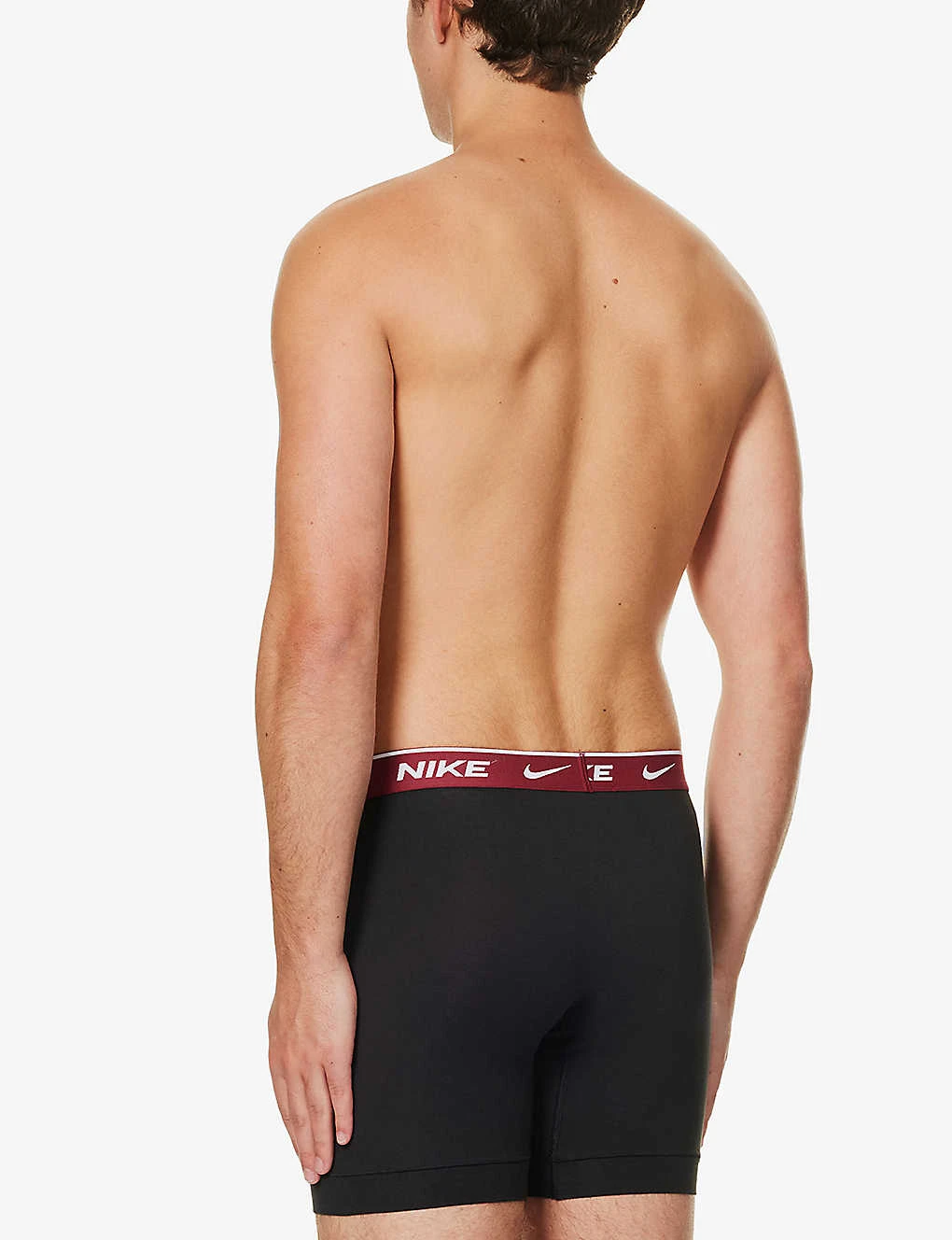 Nike Branded-waistband Pack Of Three Stretch-cotton Boxers 3 Nike Branded-waistband Pack Of Three Stretch-cotton Boxers - Image 3
