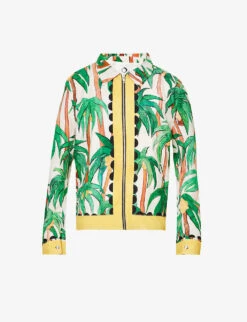 Palma Graphic-print Regular-fit Cotton Jacket