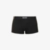 Boss Logo-embroidered Stretch-jersey Trunks