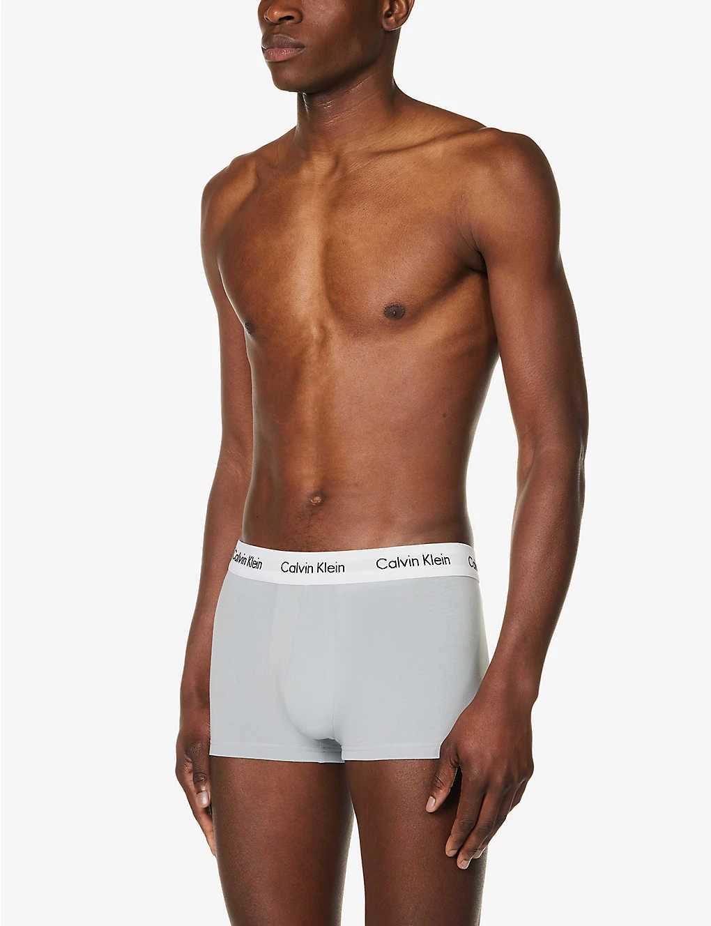 Calvin Klein Logo-waistband Pack Of Three Stretch-cotton Trunks 2 Calvin Klein Logo-waistband Pack Of Three Stretch-cotton Trunks - Image 2