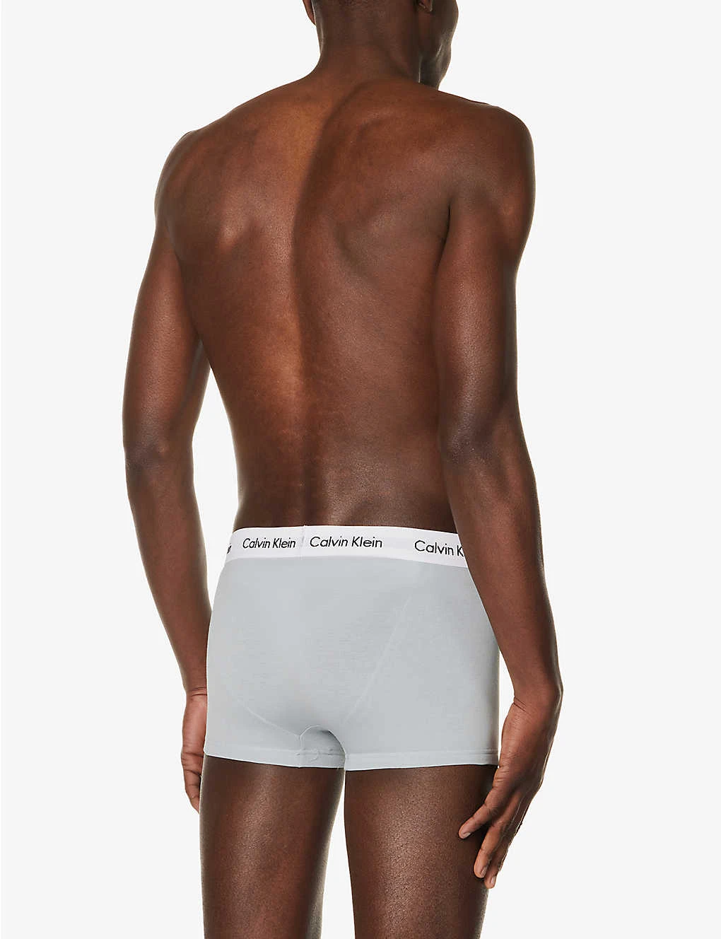 Calvin Klein Logo-waistband Pack Of Three Stretch-cotton Trunks 3 Calvin Klein Logo-waistband Pack Of Three Stretch-cotton Trunks - Image 3