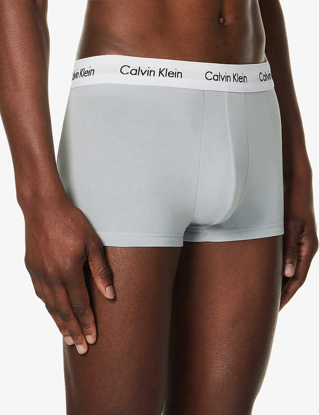 Calvin Klein Logo-waistband Pack Of Three Stretch-cotton Trunks 4 Calvin Klein Logo-waistband Pack Of Three Stretch-cotton Trunks - Image 4