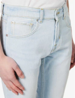 7 For All Mankind The Straight Breezy Straight-leg Mid-rise Stretch-denim Jeans 11 7 For All Mankind The Straight Breezy Straight-leg Mid-rise Stretch-denim Jeans -AllSain Clothing Shop R04145117 LIGHTBLUE ALT04