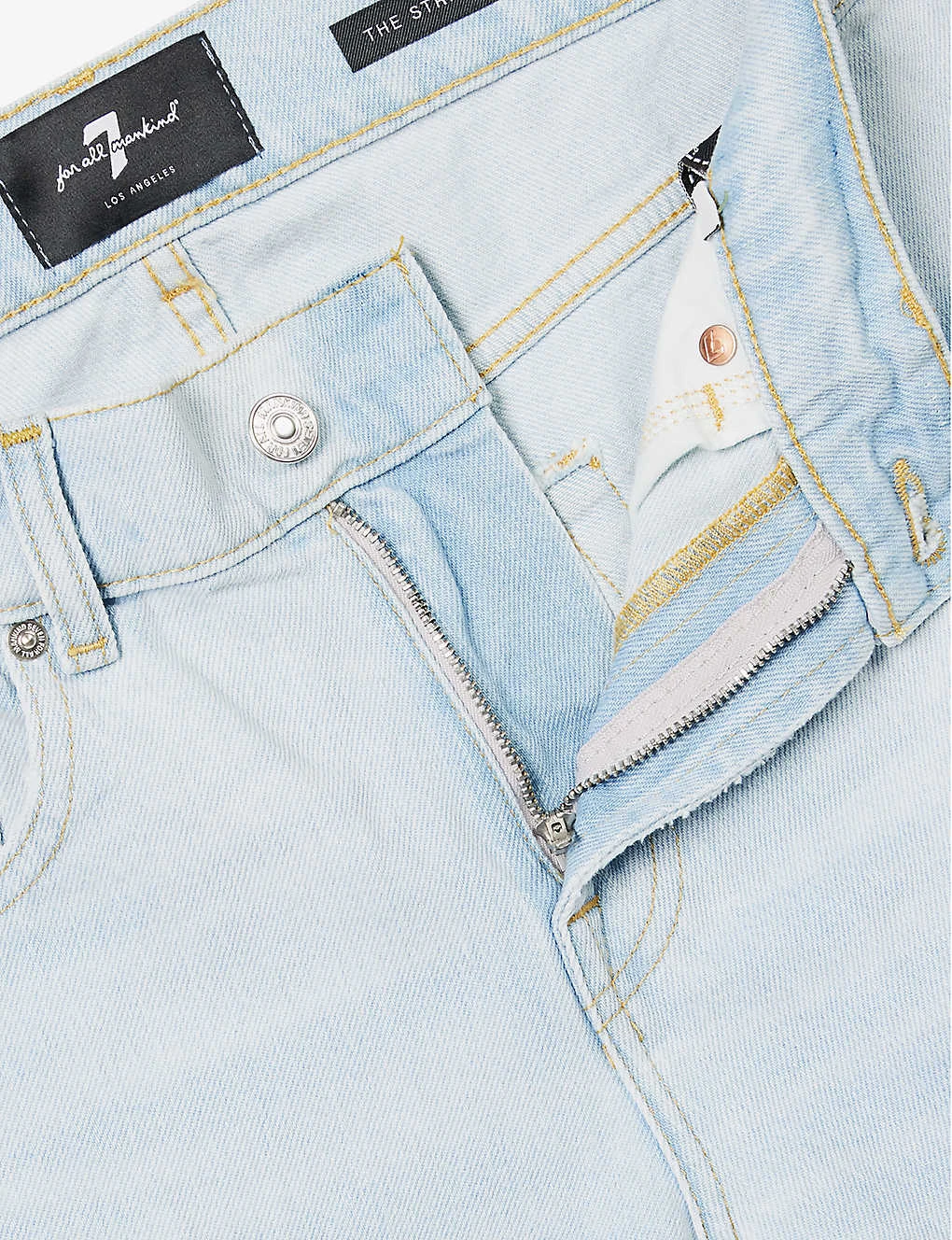 7 For All Mankind The Straight Breezy Straight-leg Mid-rise Stretch-denim Jeans 7 7 For All Mankind The Straight Breezy Straight-leg Mid-rise Stretch-denim Jeans - Image 7