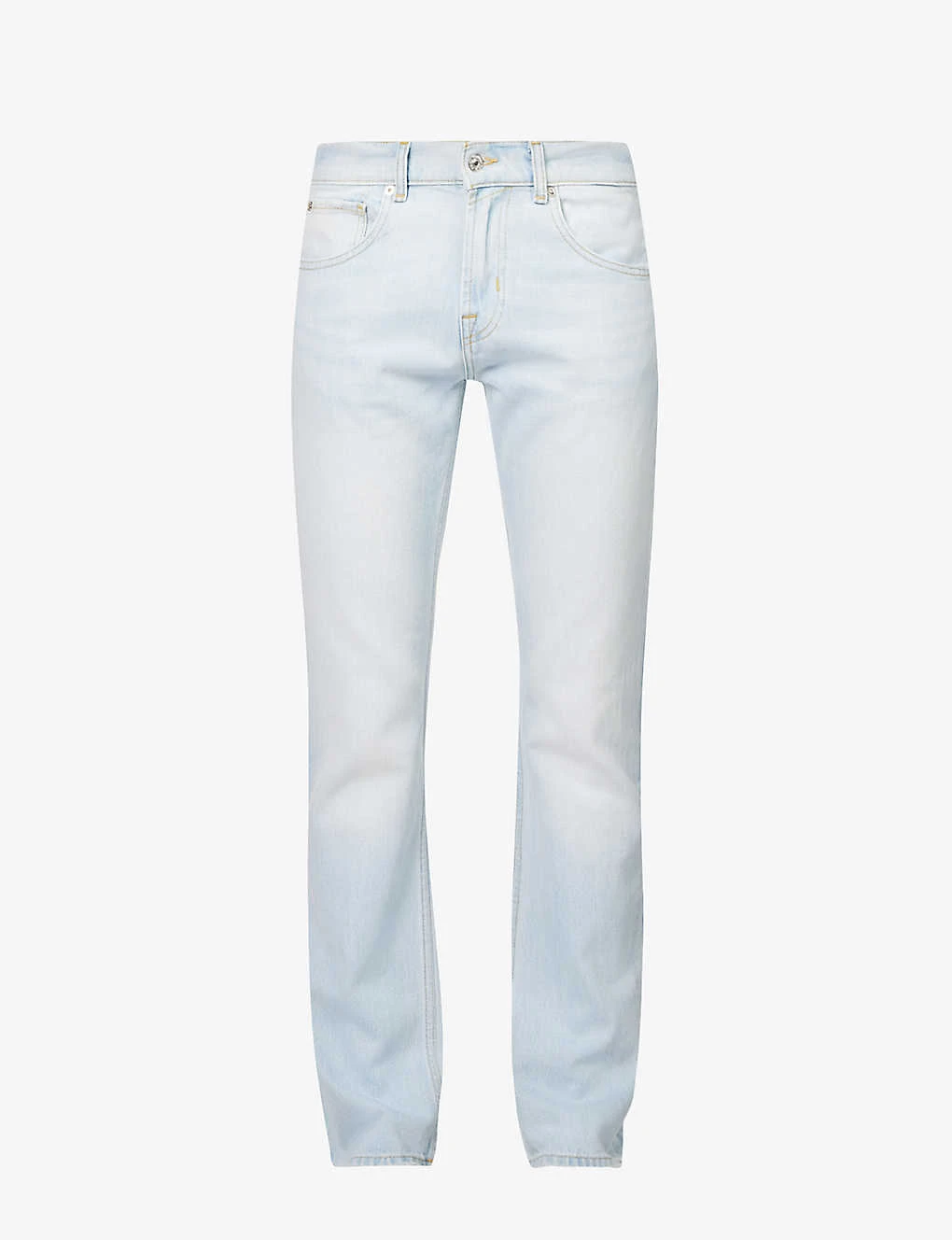 7 For All Mankind The Straight Breezy Straight-leg Mid-rise Stretch-denim Jeans 1 7 For All Mankind The Straight Breezy Straight-leg Mid-rise Stretch-denim Jeans