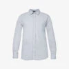 7 For All Mankind Chest-pocket Long-sleeved Linen And Cotton-blend Shirt