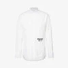 DSQUARED2 Logo-print Long-sleeved Cotton-poplin Shirt