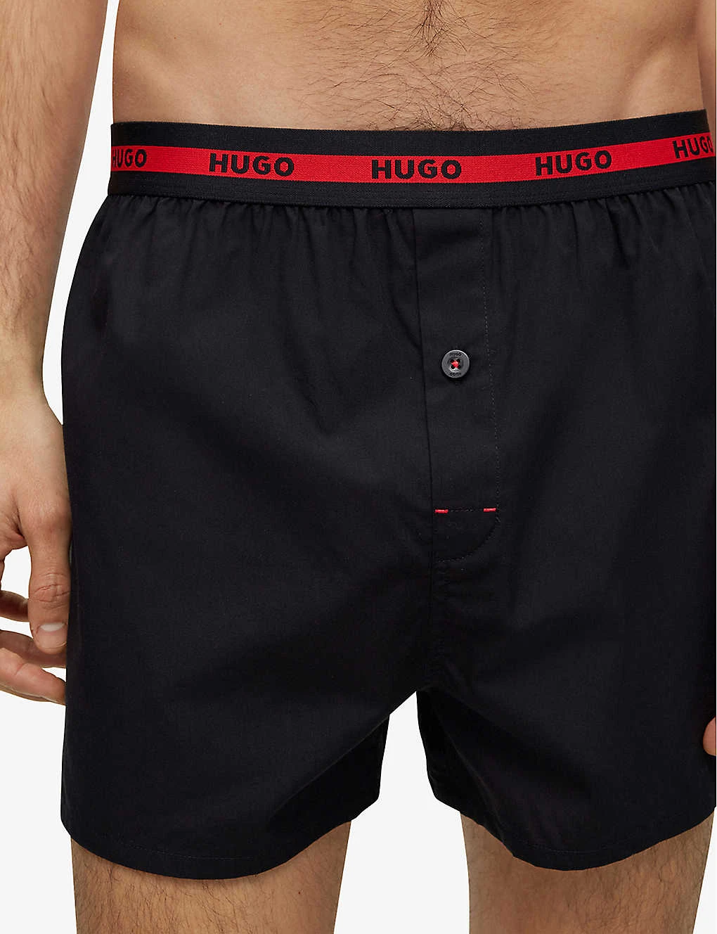 Hugo Pack Of Two Logo-waistband Regular-rise Cotton Boxers 4 Hugo Pack Of Two Logo-waistband Regular-rise Cotton Boxers - Image 4