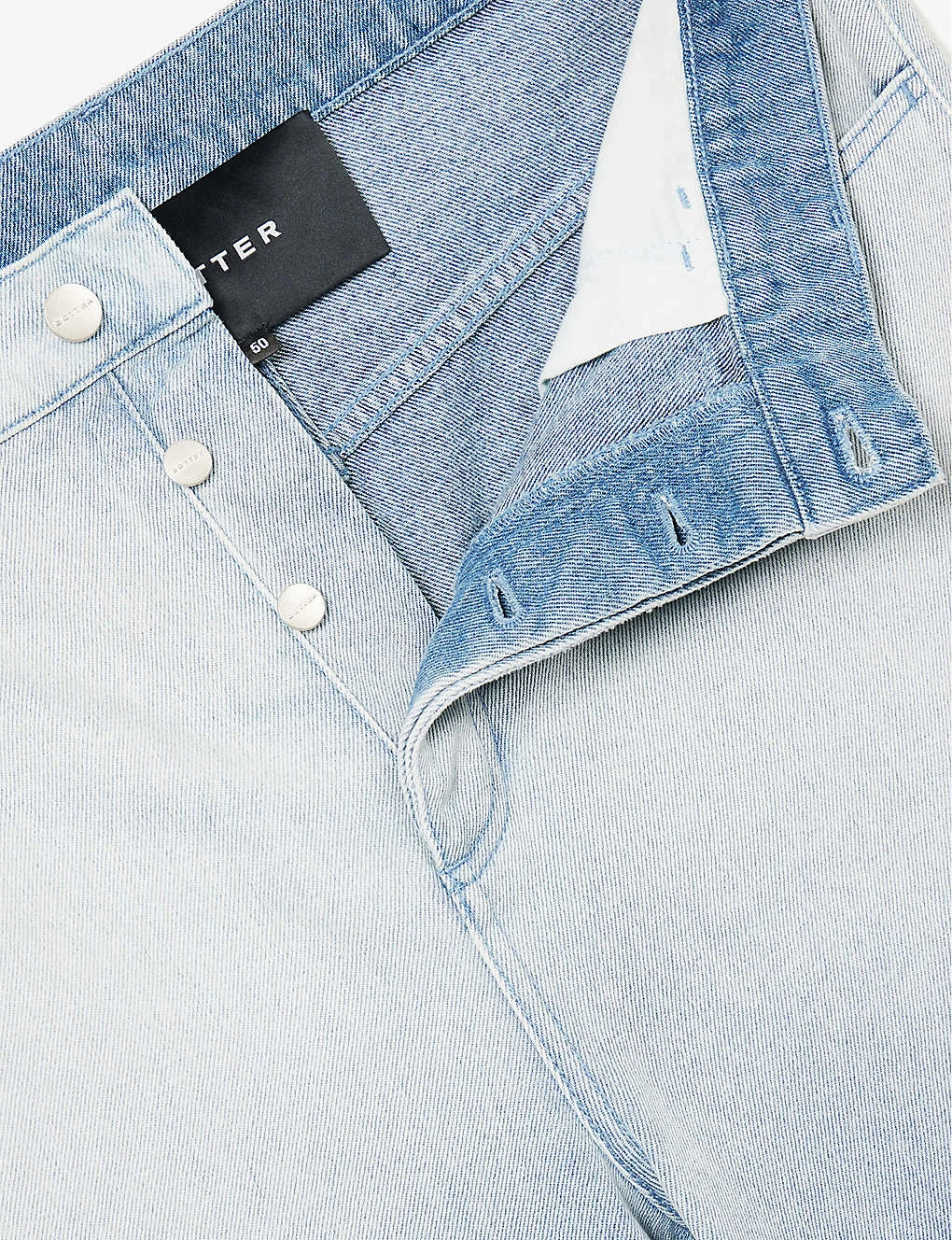 Caribbean Rhinestone-embellished Relaxed-fit Organic-denim Jeans 6 Caribbean Rhinestone-embellished Relaxed-fit Organic-denim Jeans - Image 6