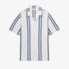 Reiss Castle Double-stripe Slim-fit Woven Shirt