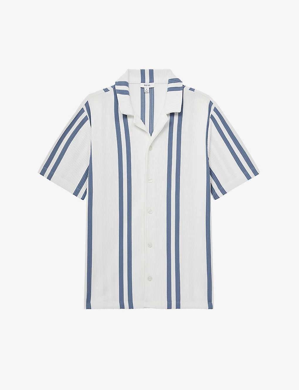 Reiss Castle Double-stripe Slim-fit Woven Shirt 1 Reiss Castle Double-stripe Slim-fit Woven Shirt