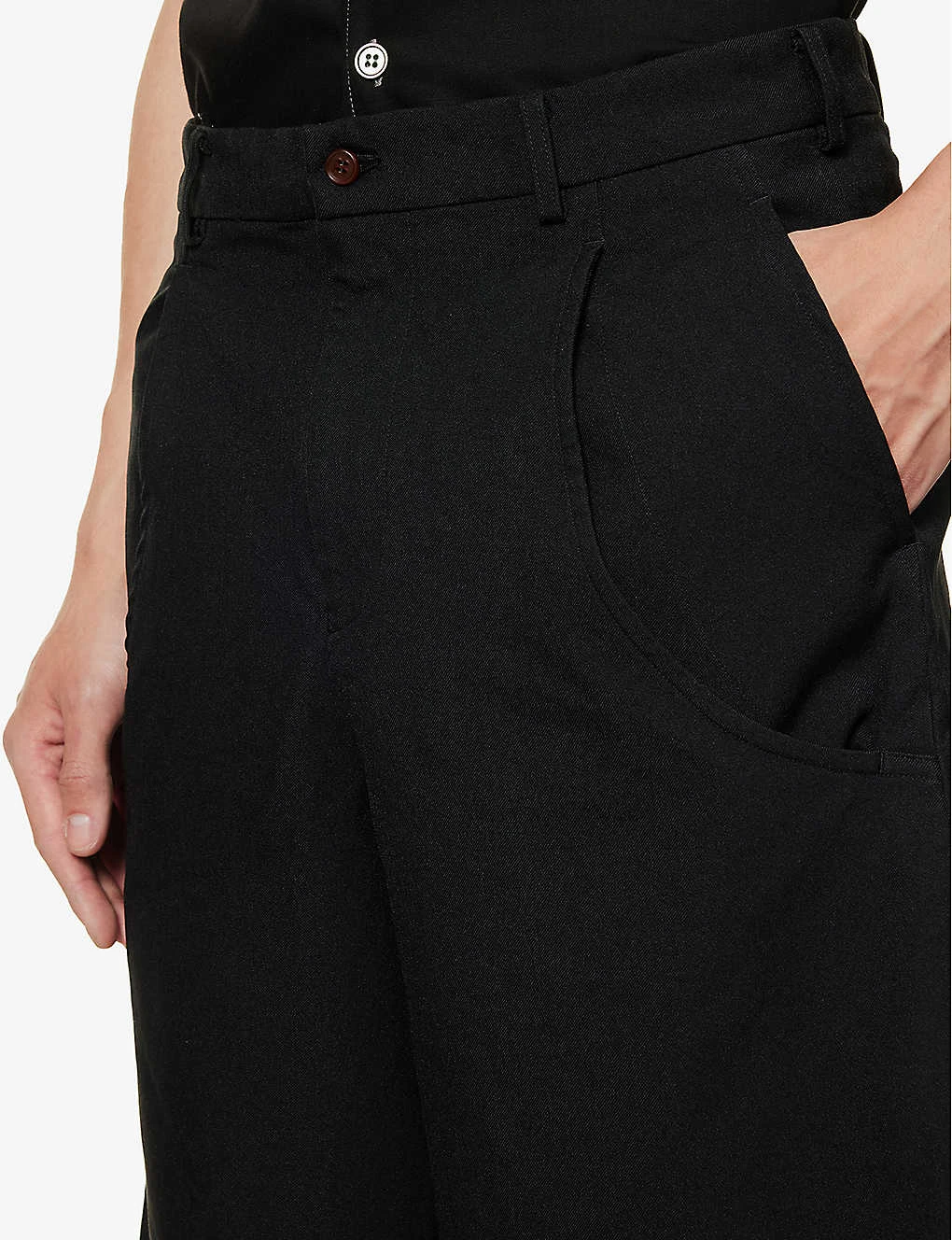 High-rise Relaxed-fit Woven Shorts 5 High-rise Relaxed-fit Woven Shorts - Image 5