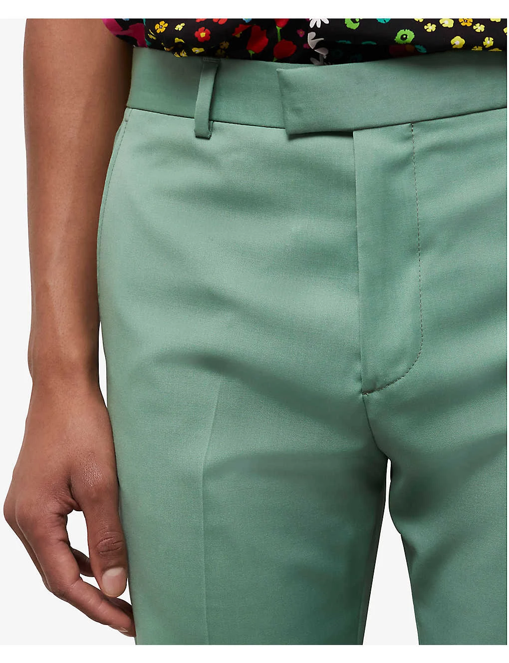 THE KOOPLES Slim-fit Straight-leg Wool Trousers 5 THE KOOPLES Slim-fit Straight-leg Wool Trousers - Image 5