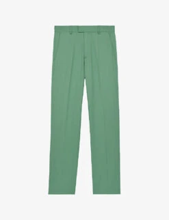 THE KOOPLES Slim-fit Straight-leg Wool Trousers