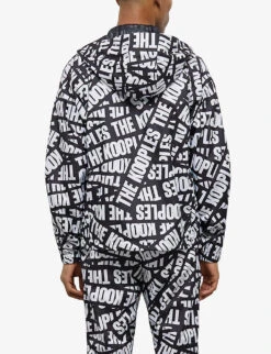 THE KOOPLES Tape-logo Shell Windbreaker Jacket 8 THE KOOPLES Tape-logo Shell Windbreaker Jacket -AllSain Clothing Shop R04147342 BLA28 ALT03