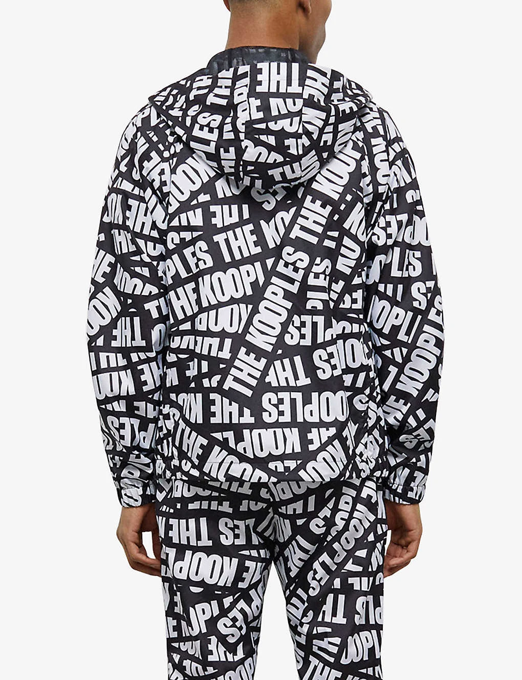 THE KOOPLES Tape-logo Shell Windbreaker Jacket 4 THE KOOPLES Tape-logo Shell Windbreaker Jacket - Image 4