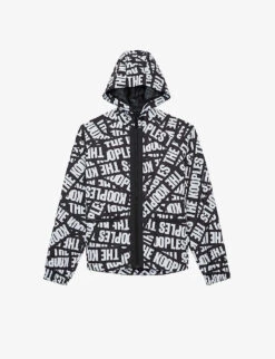 THE KOOPLES Tape-logo Shell Windbreaker Jacket