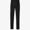 Straight-leg Slim-fit Silk And Linen-blend Trousers