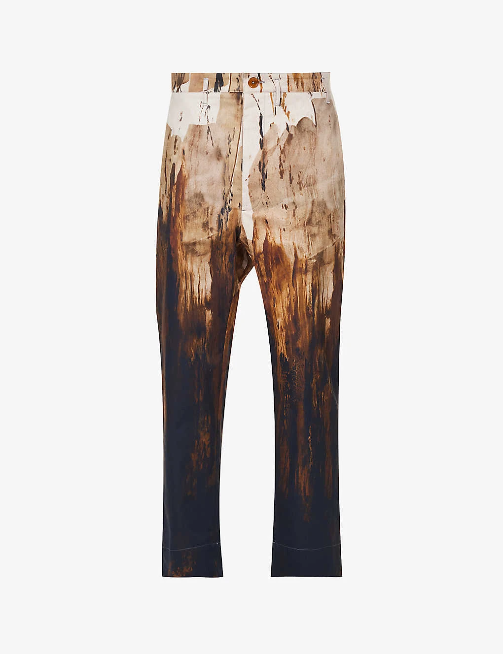 Vivienne Westwood Cruise Printed Cropped Straight-leg Regular-fit Cotton Trousers 1 Vivienne Westwood Cruise Printed Cropped Straight-leg Regular-fit Cotton Trousers