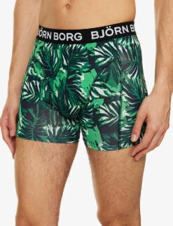 Bjorn Borg Logo-waistband Pack Of Seven Stretch-cotton Boxers -AllSain Clothing Shop R04148071 MIX ALT03