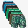 Bjorn Borg Logo-waistband Pack Of Seven Stretch-cotton Boxers
