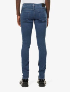 Paige Croft Slim-fit Low-rise Stretch-woven Blend Jeans -AllSain Clothing Shop R04148186 BRYSON ALT03