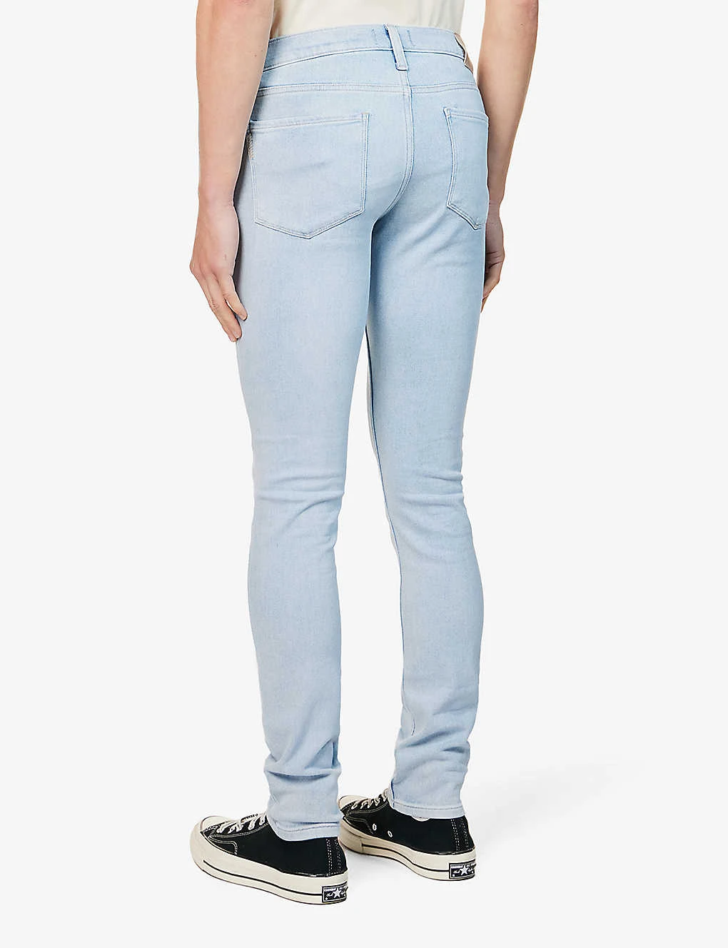 Paige Croft Faded-wash Skinny-fit Stretch-woven Jeans 4 Paige Croft Faded-wash Skinny-fit Stretch-woven Jeans - Image 4