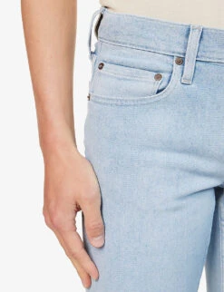 Paige Croft Faded-wash Skinny-fit Stretch-woven Jeans 11 Paige Croft Faded-wash Skinny-fit Stretch-woven Jeans -AllSain Clothing Shop R04148193 WOODFILL ALT04