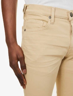 Paige Lennox Slim-fit Stretch-denim Jeans 11 Paige Lennox Slim-fit Stretch-denim Jeans -AllSain Clothing Shop R04148198 ROASTEDVANILLA ALT04