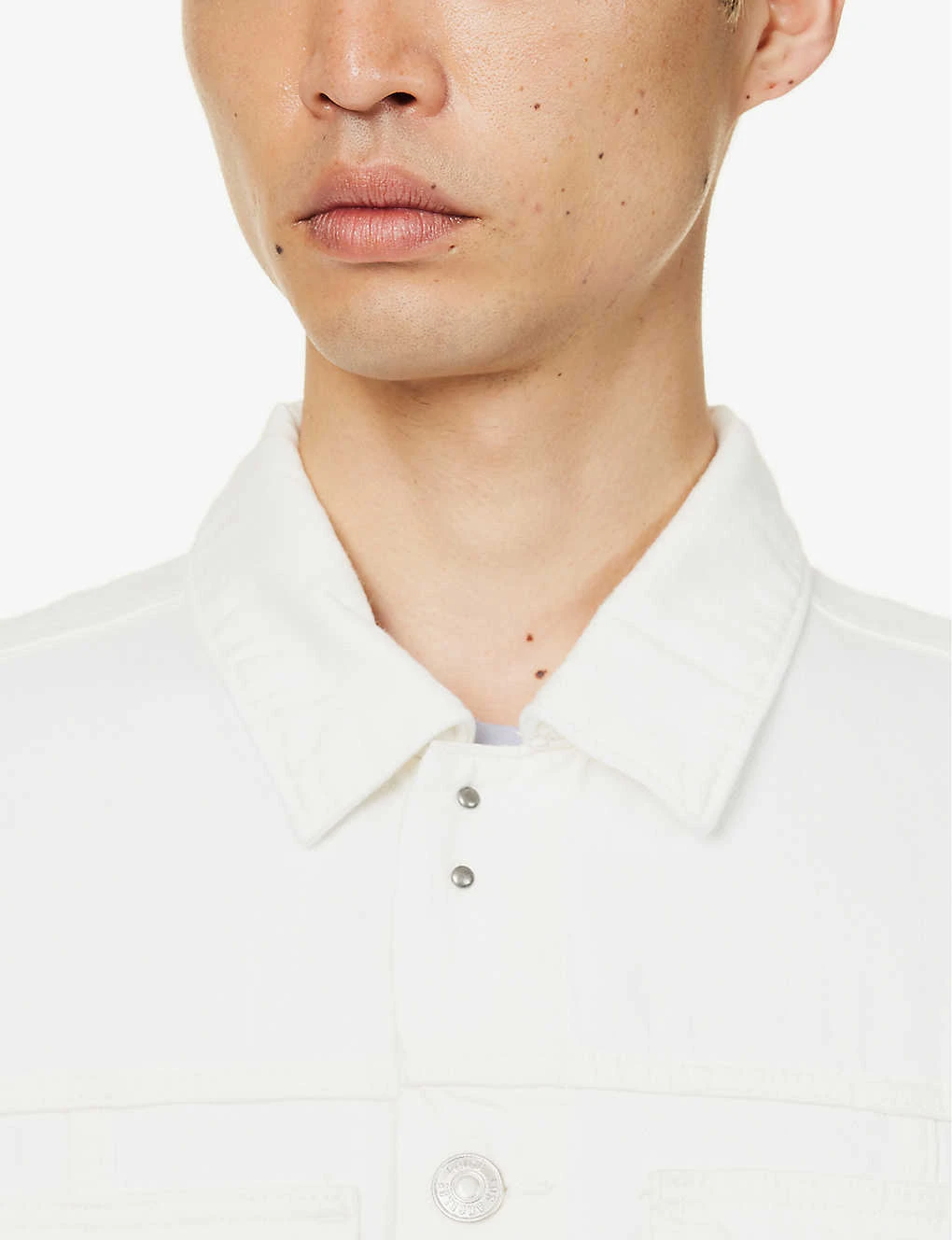 Paige Scout Buttoned-epaulet Regular-fit Cotton And Rayon-blend Denim Jacket 5 Paige Scout Buttoned-epaulet Regular-fit Cotton And Rayon-blend Denim Jacket - Image 5