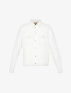 Paige Scout Buttoned-epaulet Regular-fit Cotton And Rayon-blend Denim Jacket