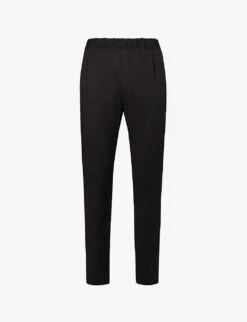 Paige Snider Elasticated-waistband Tapered-leg Regular-fit Stretch-woven Trousers