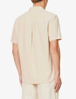 Paige Lancaster Patch-pocket Cotton Shirt -AllSain Clothing Shop R04148225 WARMCEMENT ALT03