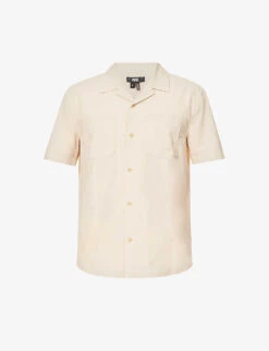 Paige Lancaster Patch-pocket Cotton Shirt