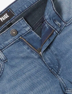 Paige Lennox Slim-fit Tapered Stretch-denim Jeans -AllSain Clothing Shop R04148229 MESSEMER ALT06