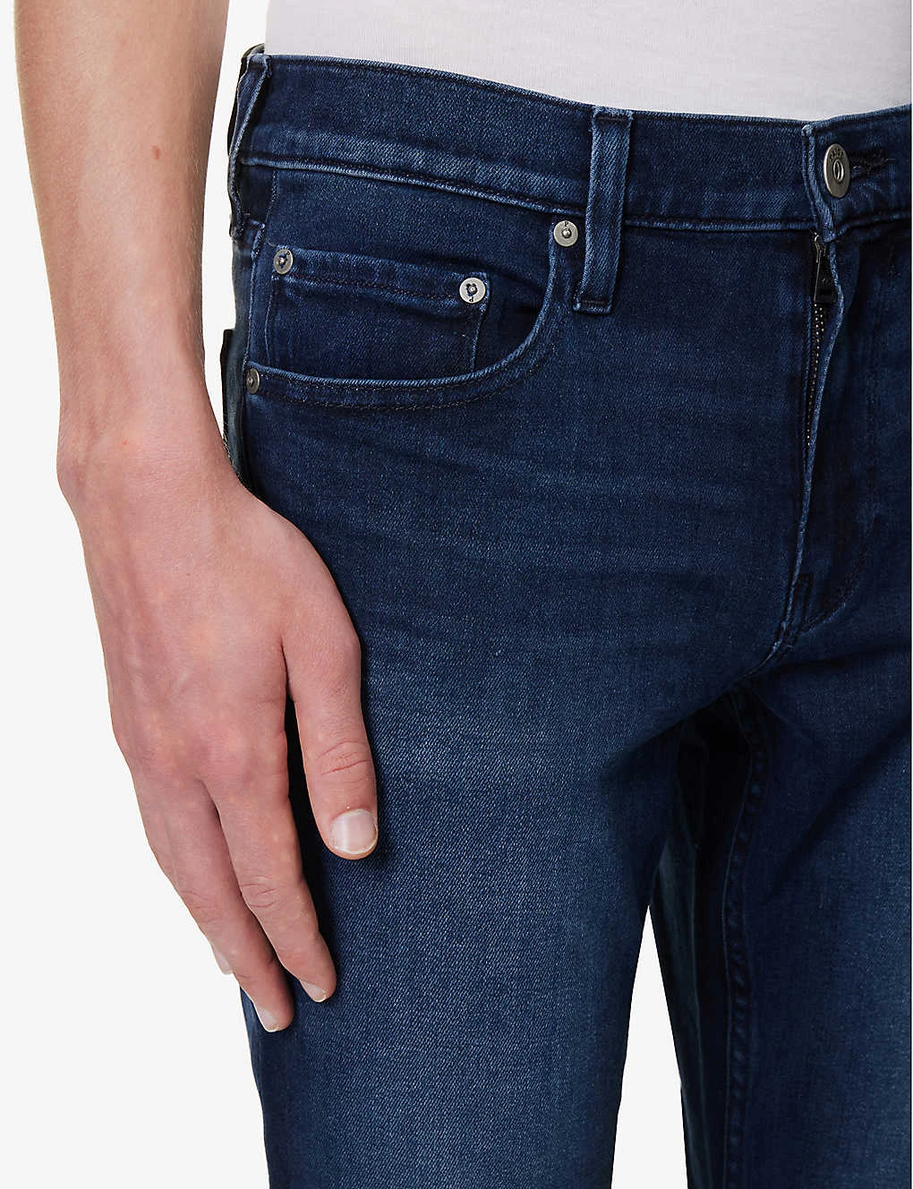 Paige Lennox Slim-fit Straight Stretch-denim Jeans 5 Paige Lennox Slim-fit Straight Stretch-denim Jeans - Image 5