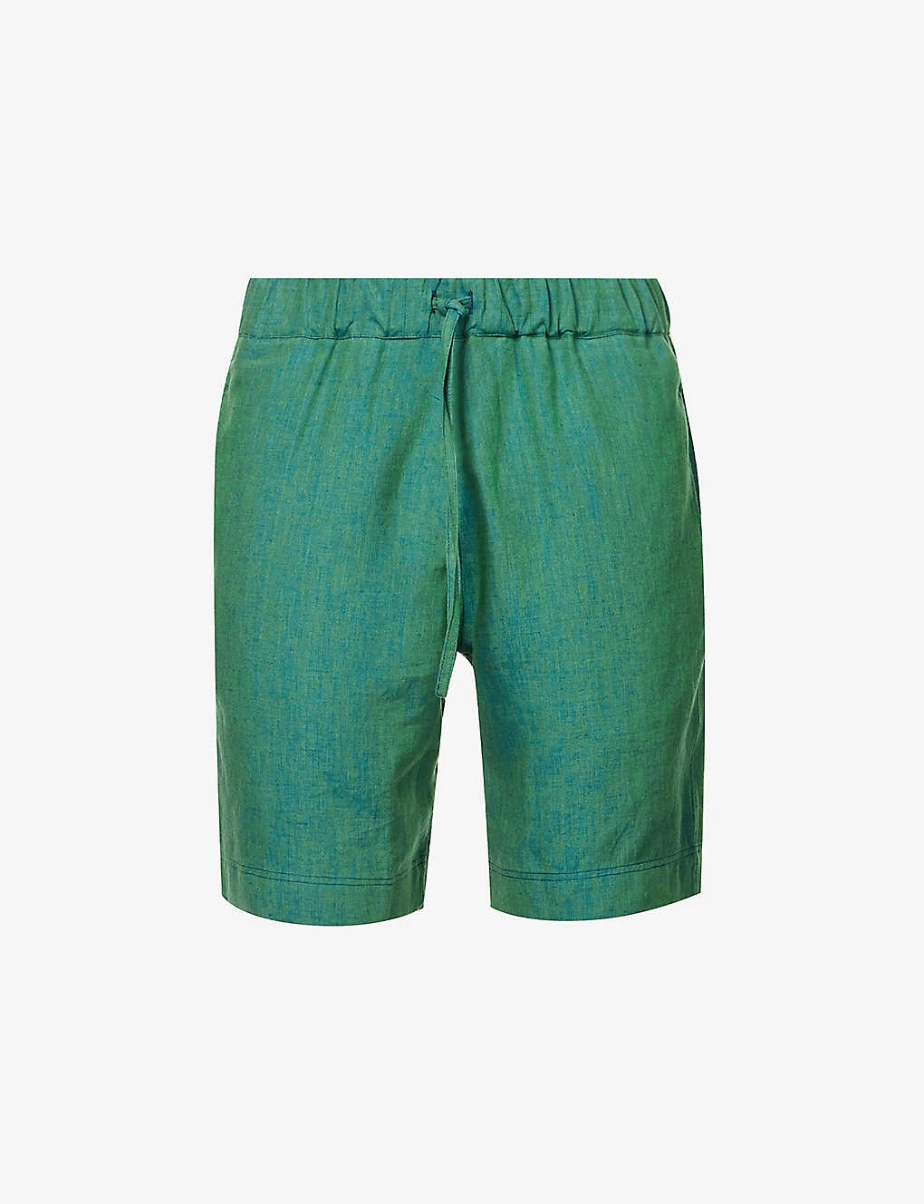 Drawstring-waistband Regular-fit Linen Shorts 1 Drawstring-waistband Regular-fit Linen Shorts