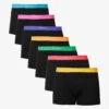 PAUL SMITH Pack Of Seven Logo-waistband Organic Stretch-cotton Trunks