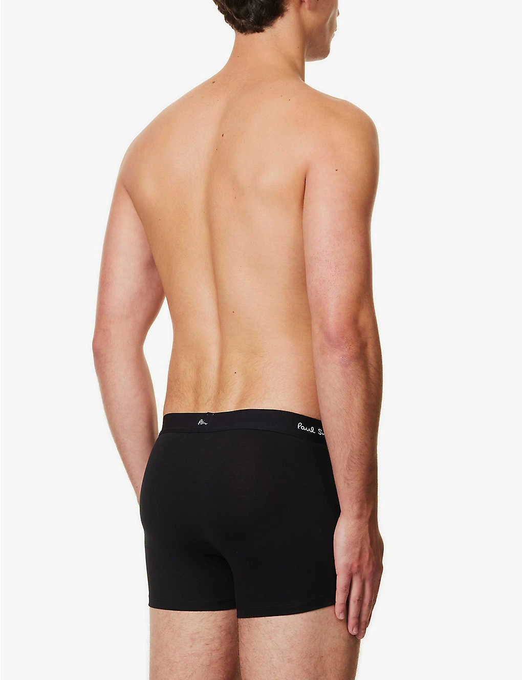 PAUL SMITH Pack Of Three Logo-waistband Stretch Organic-cotton Trunks 3 PAUL SMITH Pack Of Three Logo-waistband Stretch Organic-cotton Trunks - Image 3